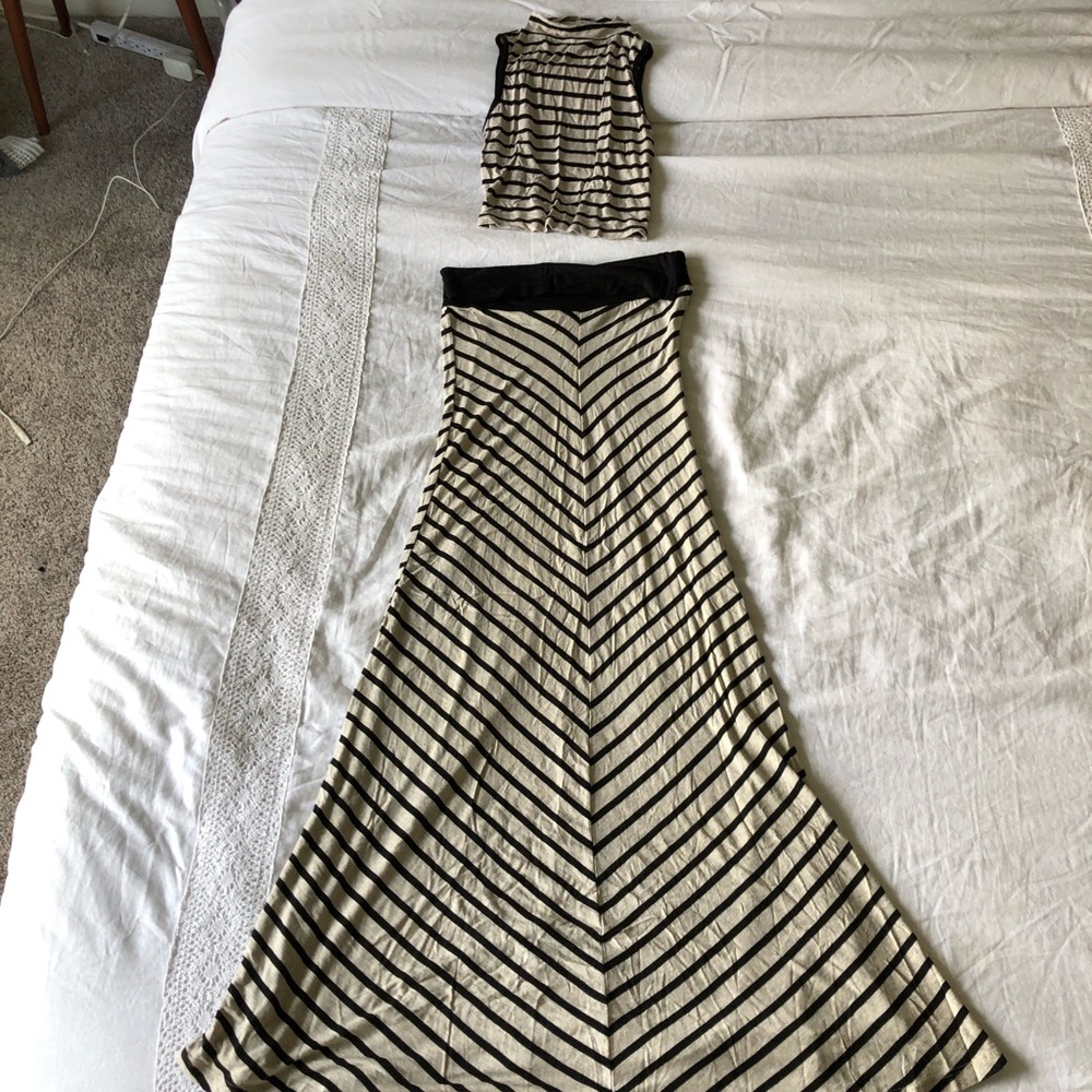 Arden B top and long skirt (full outfit)